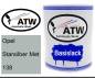 Preview: Opel, Starsilber Met, 138: 1L Lackdose, von ATW Autoteile West.